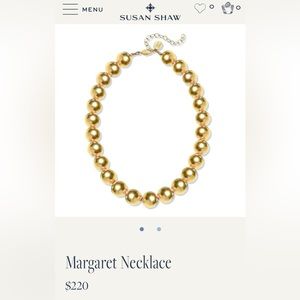 Susan Shaw NWT Margaret Necklace